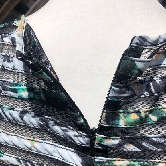 NWOT Parker Mirabella Palm Sleeveless Stripe Dress - Picture 11 of 13